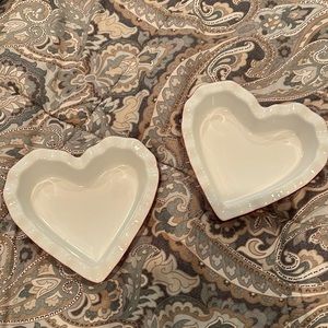 Crate and Barrel Valentine Candy Dishes